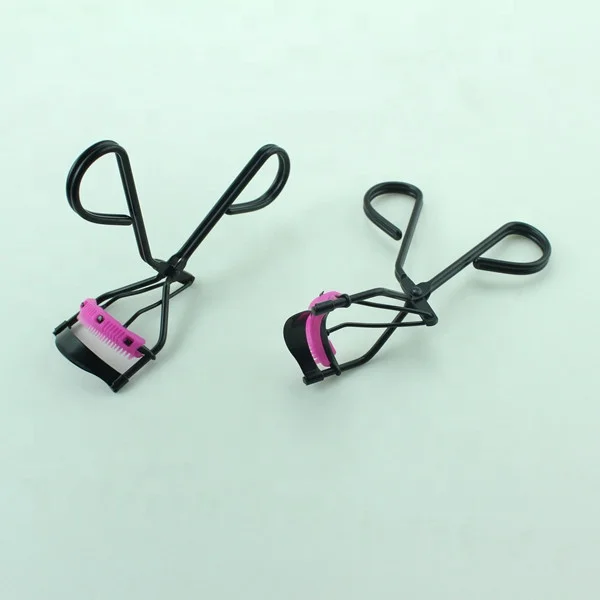 Professional Cosmetic Makeup Tools Carbon Steel Eyelash Curler with Comb Clip
