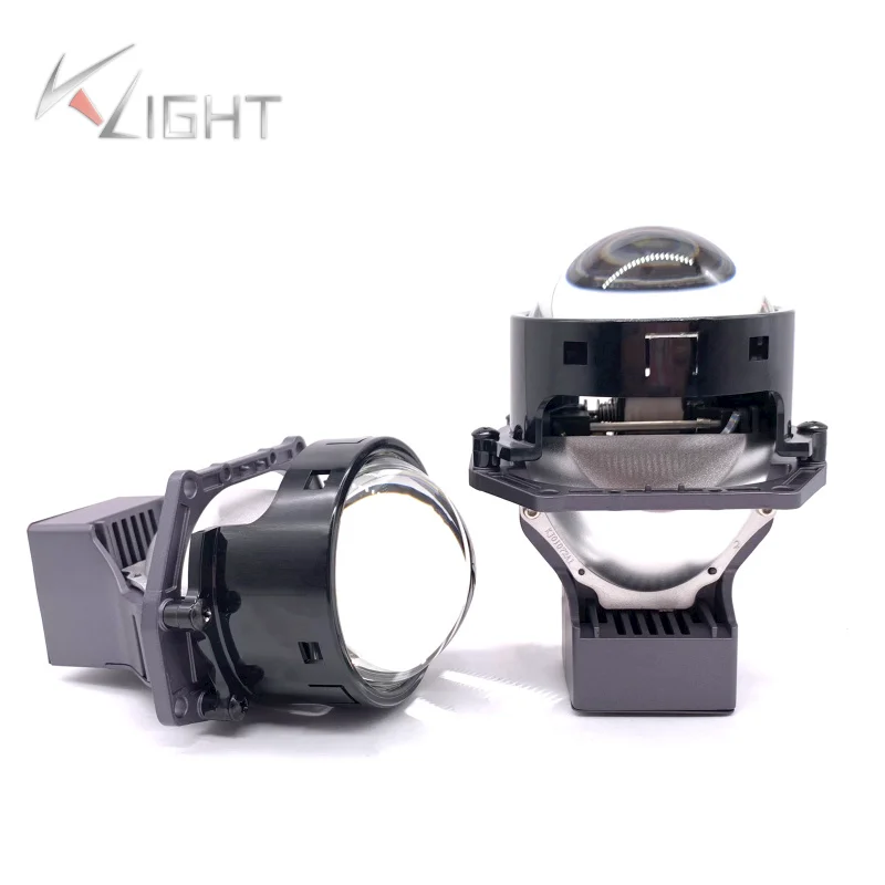Klight 3.0inch Bi led projector lens car headlights 12V 3.8/4.7A 45/56W 3300/4300lx car lamp car lighting