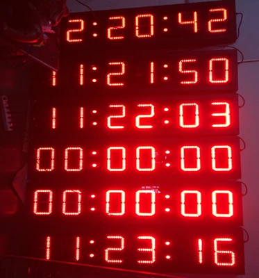Remote Gps Led Countdown Countup Clock With Stop Reset Button Digital Displays Large Led Clock