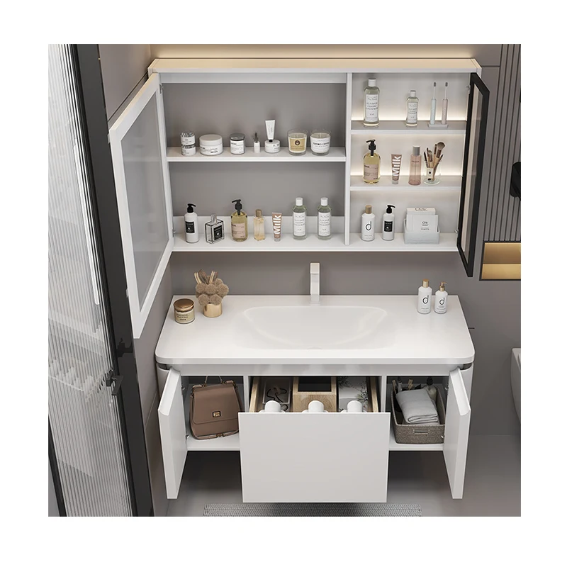 New Style Hot Export Sink Unique Waterproof Finished Bathroom Cabinets