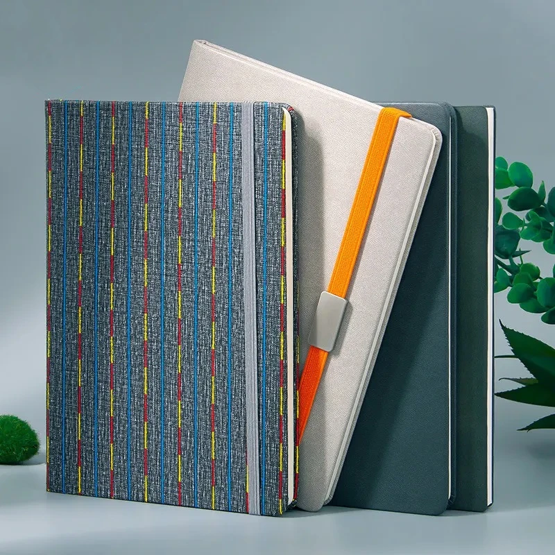 Mul-color A5  Pu Leather Journal Notebook Daily Business Office Work Notepad Simple College Office Diary School Supplies