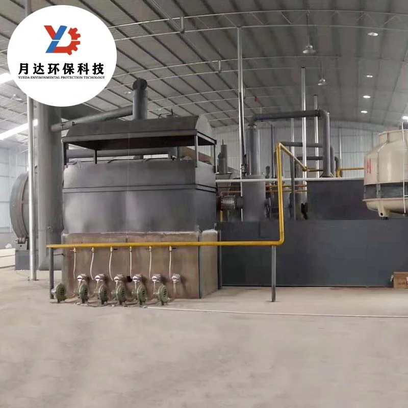 Vacuum pyrolysis of used tires pyrolysis plant in south africa Tire Recycling Machine Diesel