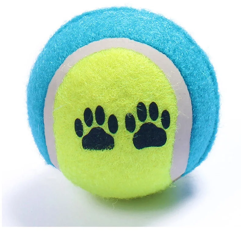 Teach And Bite Interactive Puzzle Dog Toy Footprints Pet Movement Toys Pet Tennis Toy Ball