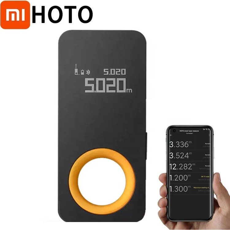 HOTO Digital Electronic Tape Measurer For Accurate Measuring Time-Saving Construction Tool Laser Distance Meter 30M