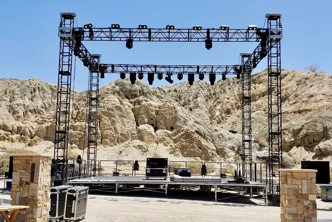 Free Design Roof Spigot Truss Aluminum Heavy Duty Square Box Stage System