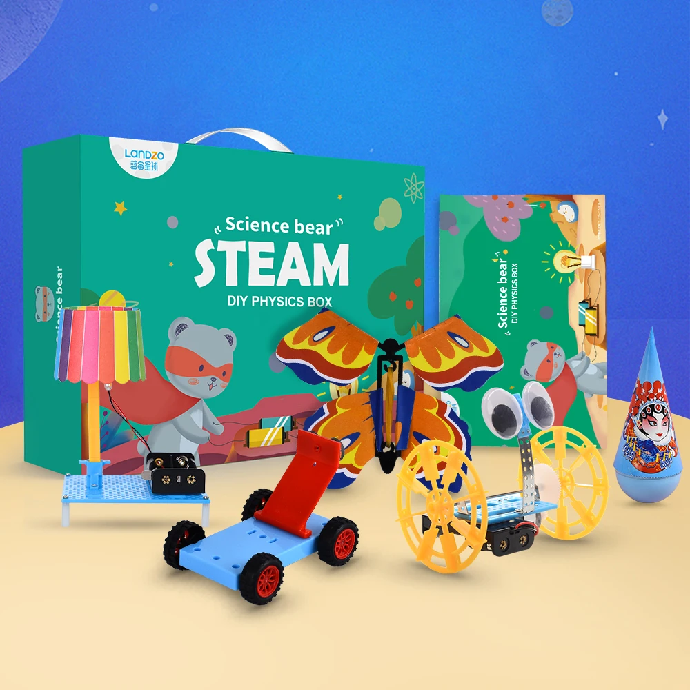 STEM DIY Experiment Kit Science Kids Physical Games Educational Physics Science Toys