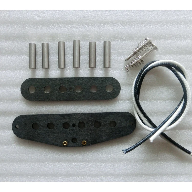 Черная шпуля с плоской обмоткой, комплекты для пикапа гитары с одной катушкой, 5 стержней, наборы для гитары «сделай сам» для ST-гитарных пикапов