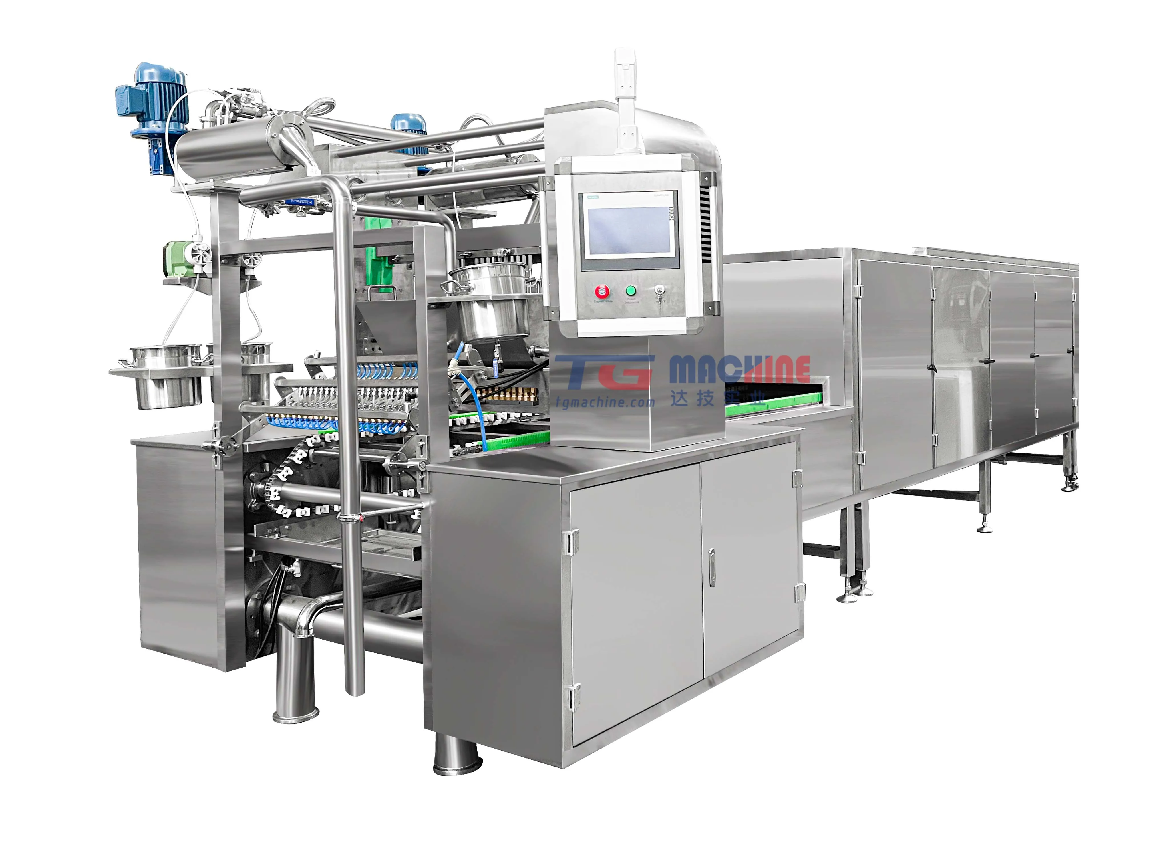 high-throughput gummy jelly candy production machine with fully automacity customized shape functional gummy