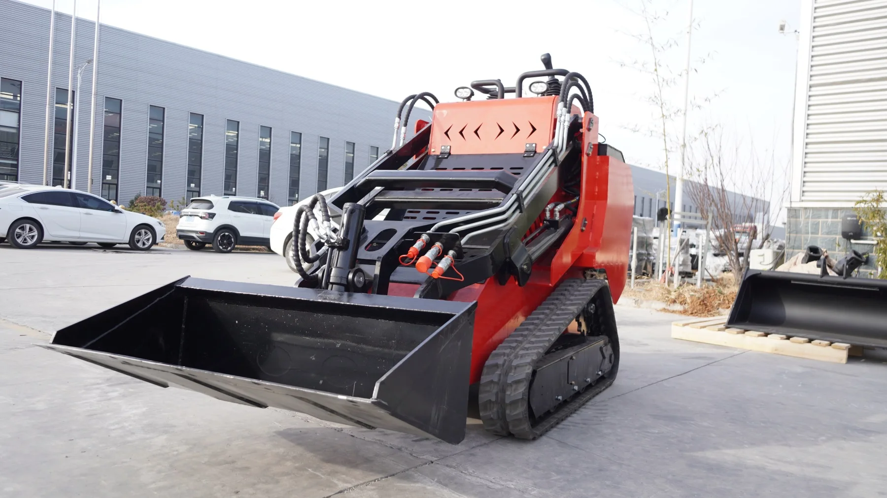 EPA EURO 5 Hightop HT530 14kw diesel engine diesel Three-cylinder engine Customized Tracked Mini Skid Steer Loader