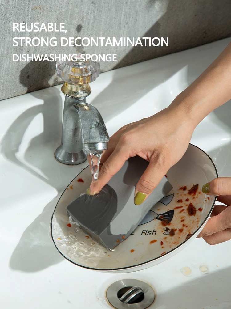 11.5*7*3cm Colorful Eraser Sponge Super Absorbent Pva Sponge Bathroom Kitchen Sponge Reusable