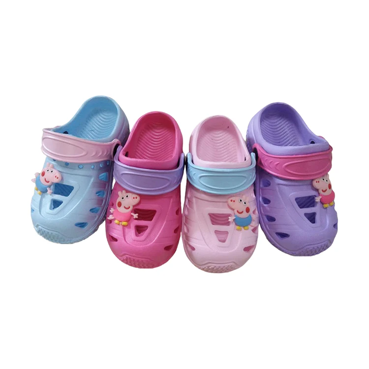 
cartoon cute animals Eco-friendly children beach outdoor garden kid eva clog 