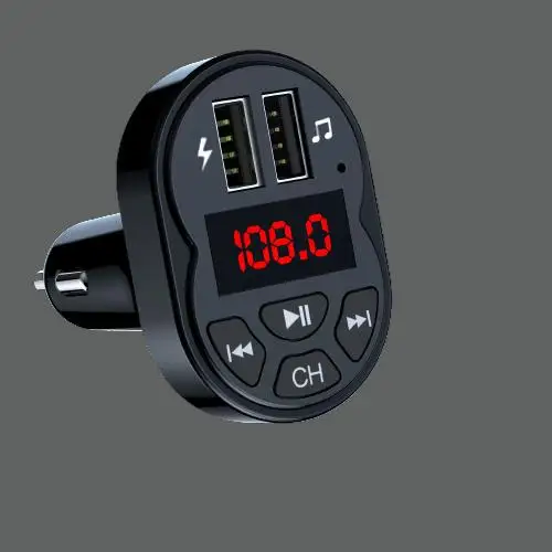 Автомобильный двойной USB3.1A зарядное устройство MP3 музыкальный плеер BT5.0FM передатчик