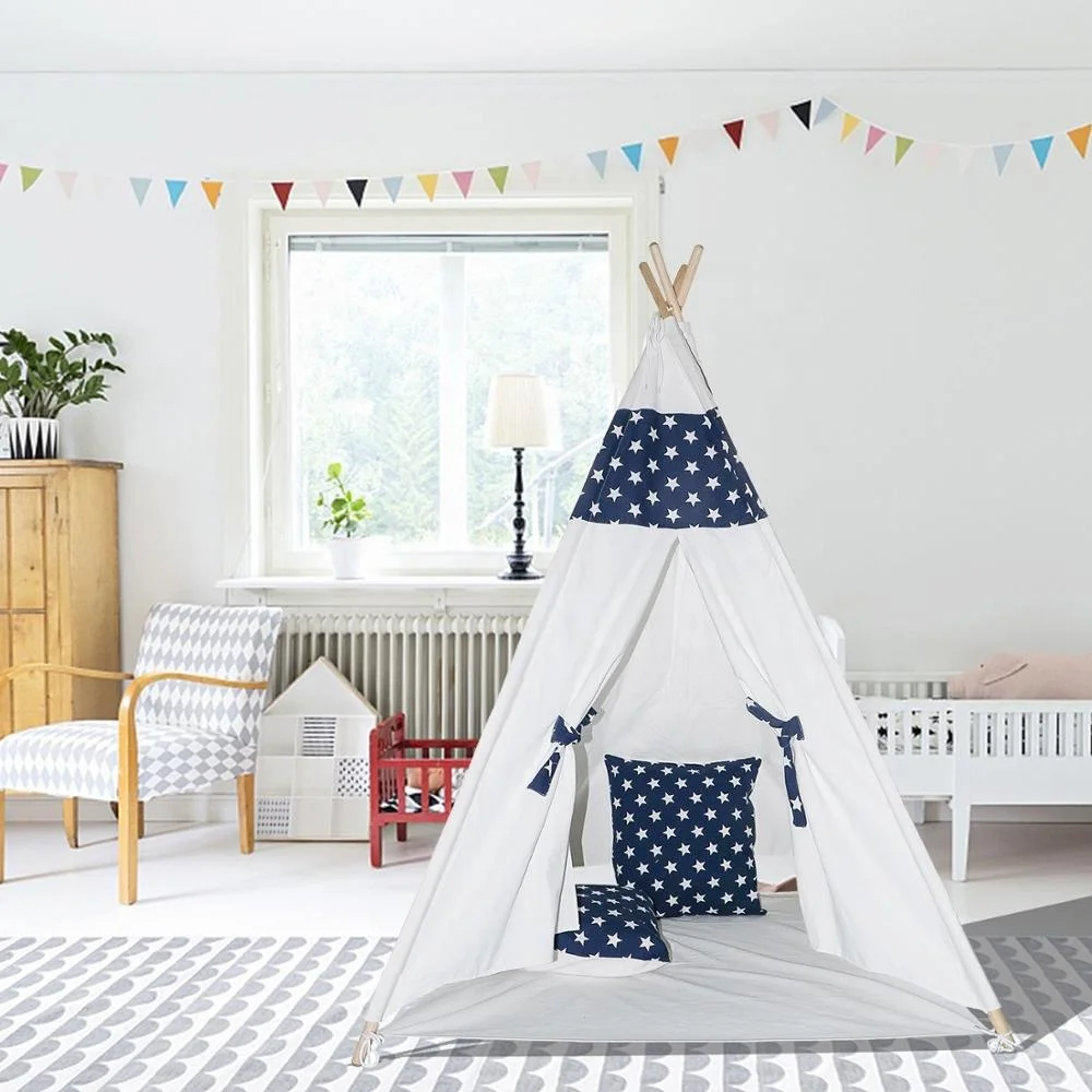 OEM Teepee tent for kids wholesale teepee tent dropshipping wood frame teepee house