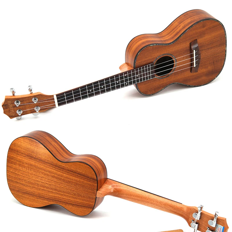 High Quality Tenor Koa Ukulele China 26 inch Guitar Kecil Wholesale OEM