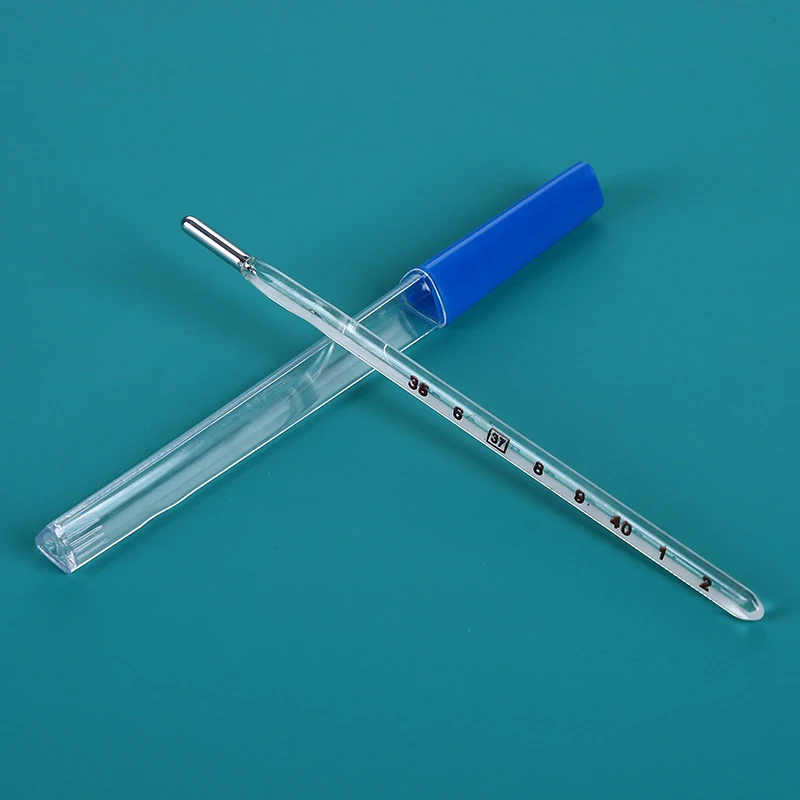 Glass Rectal Termometro Clinico De Mercurio 0.1C degree accuracy Para Oral Armpit Thermometer