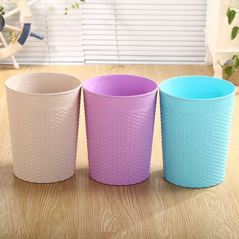 Wholesale Popular Universal Round Household Kitchen Trash Can Without Lid