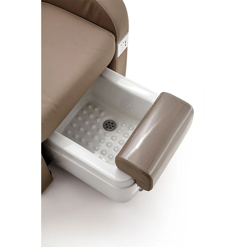 High profession lay down nail spa equipments foot chairs and basin pedicure spa barber chair