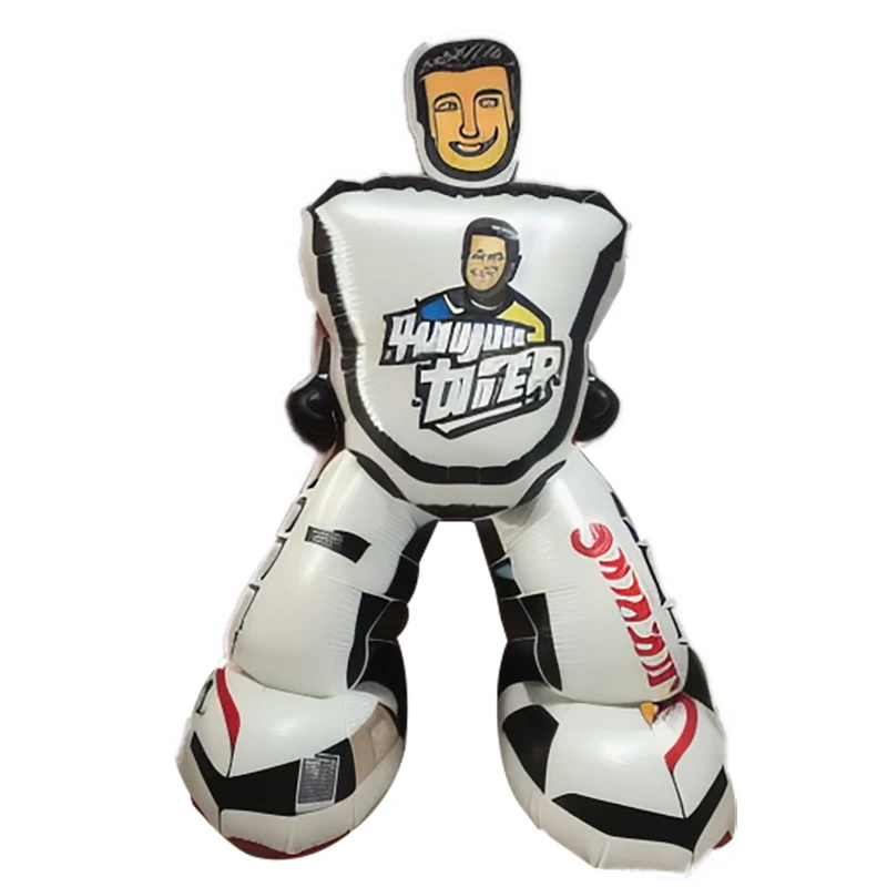 Customize 2m Adult Football Basketball Training Inflatable Man Shape Football Dummy 2 Leg Soccer Mannequins