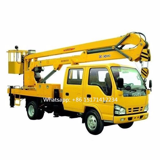 Japan 16m 18m 20m Aerial Lift Bucket Platform, cheap aerial platform truck price