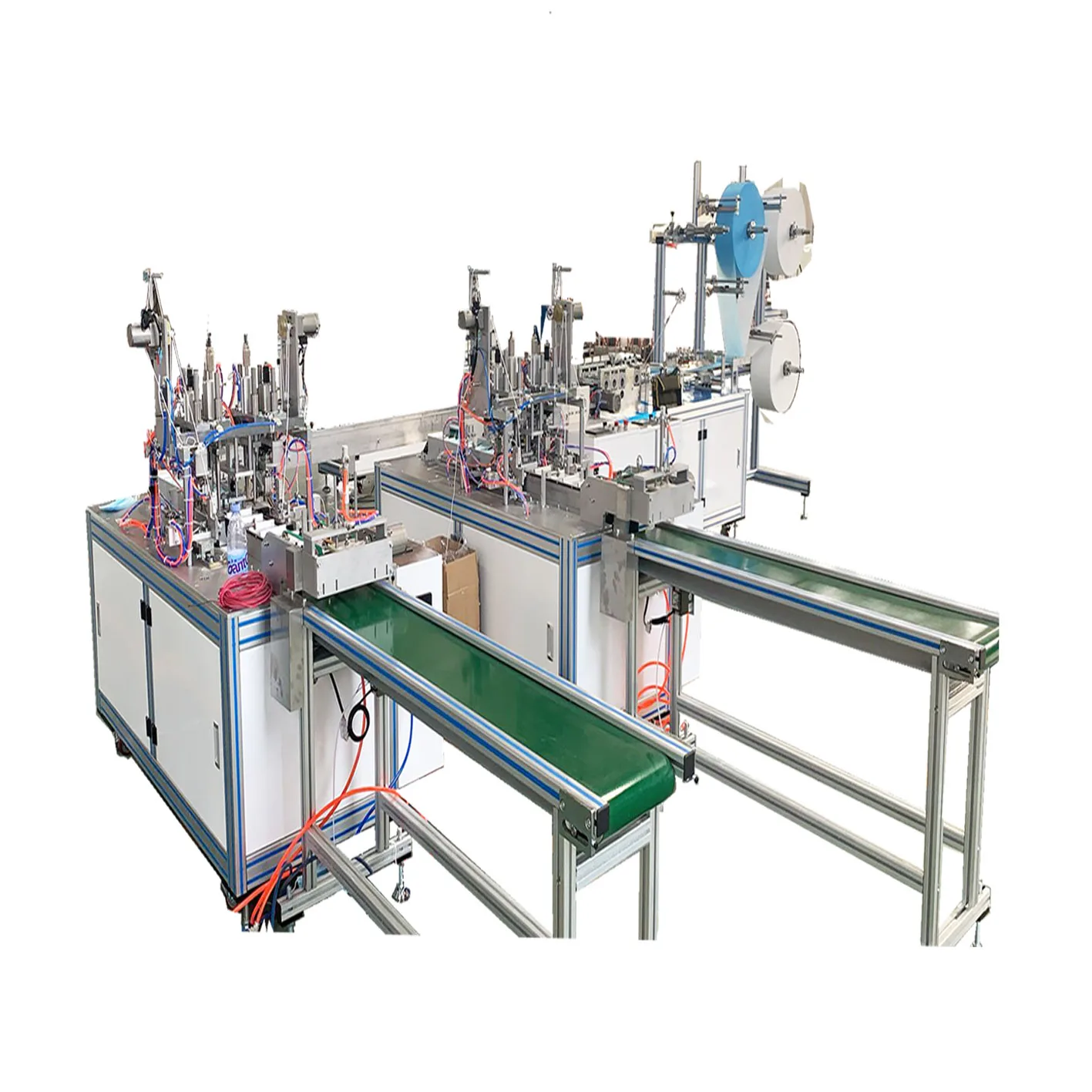 One drag two face mask machine