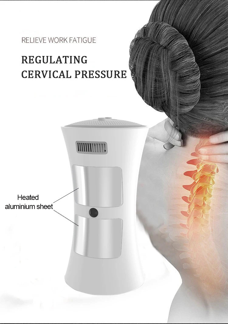 pvc massage pillow for Comfort and Relaxation contour massage bed pillow with anion