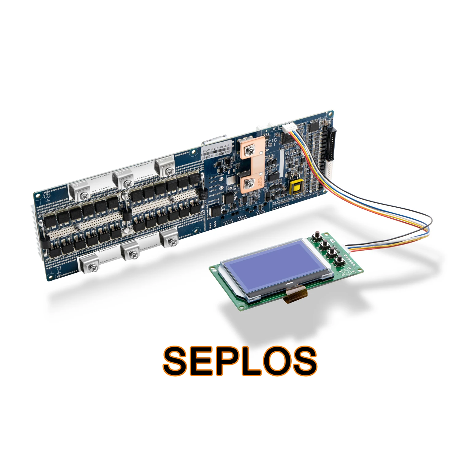 Seplos 50A/100A/150A/200A 24V/48V CAN/RS485 PCB плата защиты батареи баланс литиевая Встроенная смарт-8s 16s 48V Lifepo4 BMS