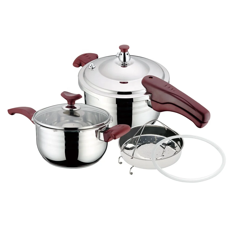 Wholesale Pressure Cooking Pot Cooker Eco-friendly Cookware Manufacturer Energy Time Saving Stainless Steel Pressure Cooker