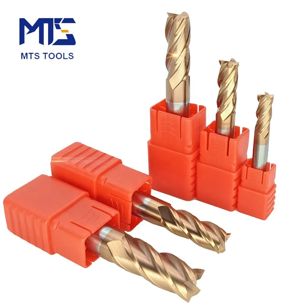 MTS HRC55 2 flute flat end mill is used cut mill