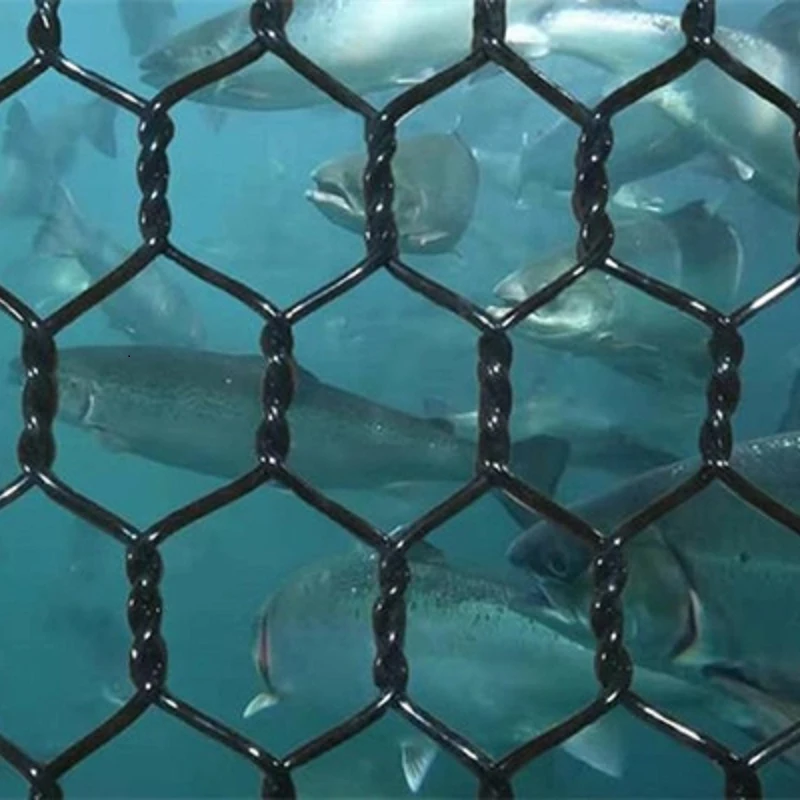 2.5mm 3.0mm Polyester Aquaculture Net Hexagonal Net Polyester Offshore Aquaculture Net
