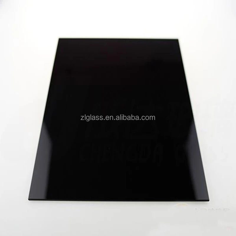 4mm black color  microcrystalline ceramic glass  sheet plate