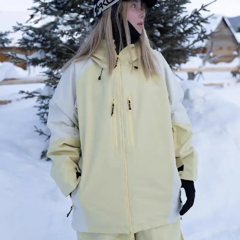 OEM CUSTOM Ski Snow Wear Waterproof and Windproof Skis Women Warm Wear Full Body One Piece Ski Suit