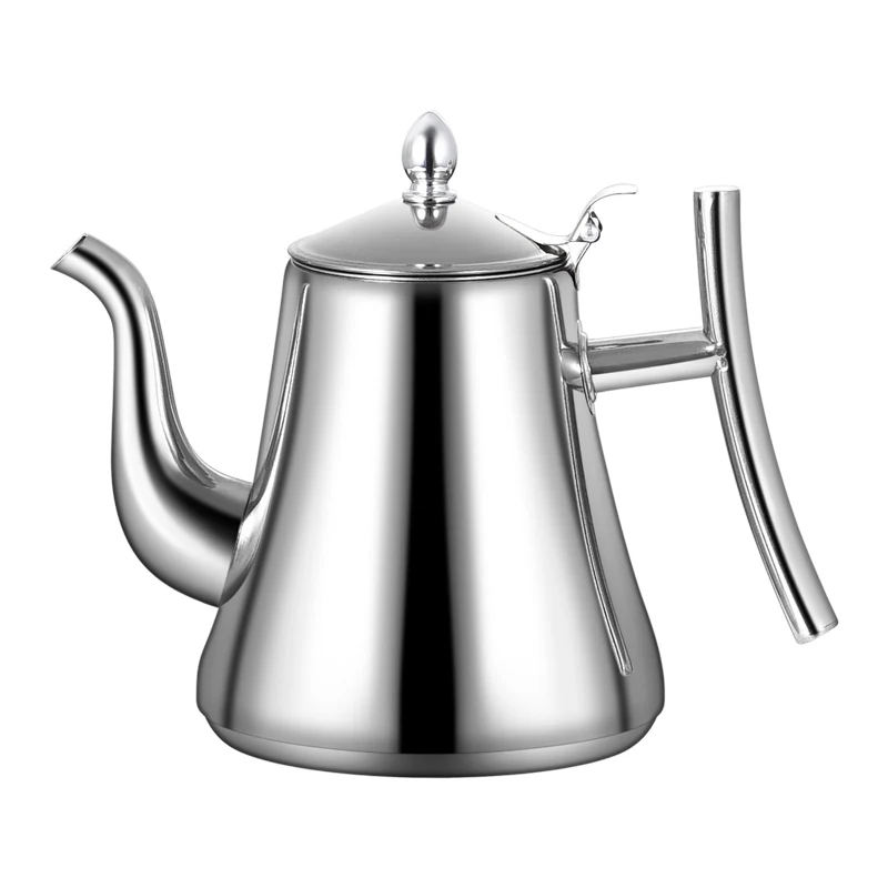 Yuedisi Factory Stainless Steel Classic Pot Coffee Kettle Tea Kettle with Tea Strainer Induction For Hotel Restaurant