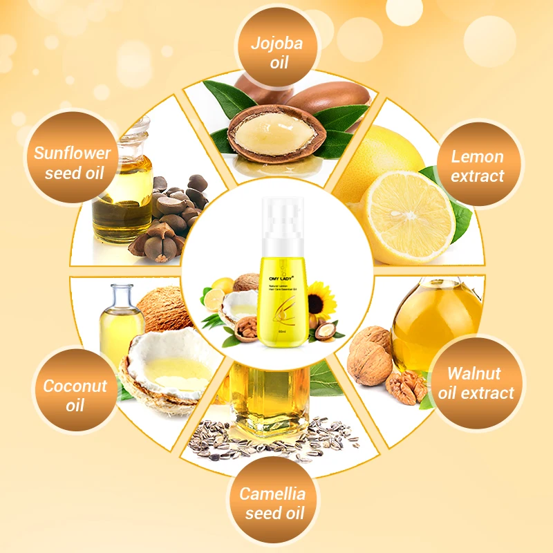 30ml light lemon scented shea moisture damaged hair repairing hair care essential oil