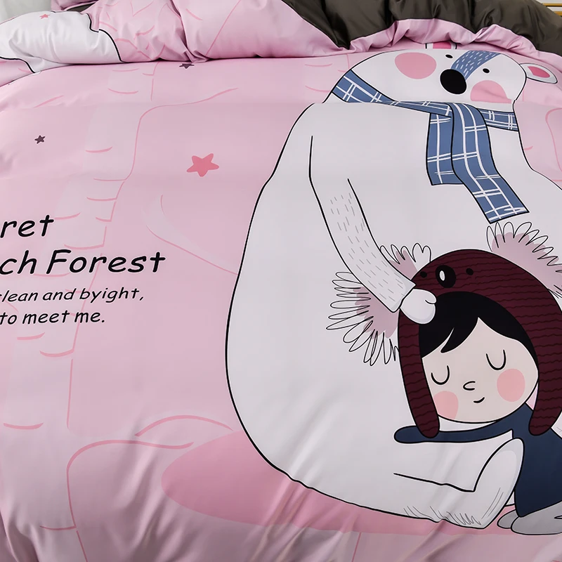 Quality 3D Lovely Cartoon Style Custom Any Design Duvet Cover Bedding Sets For Children