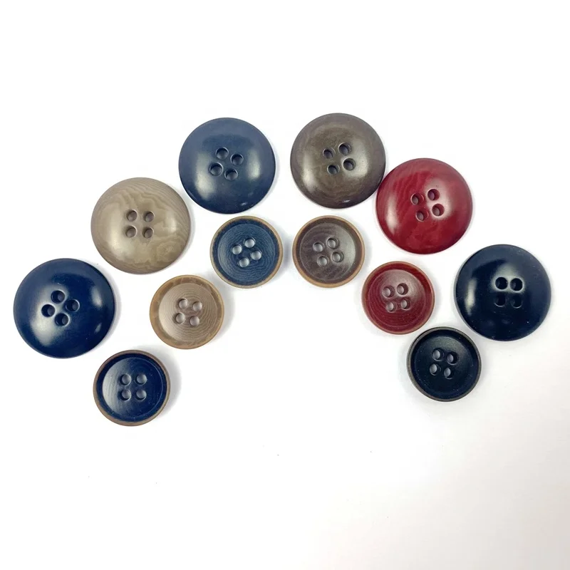 4 отверстия из натурального Кокосовая Скорлупа ореха дизайнерский костюм на пуговицах для Повседневный девочек повседневная одежда малышей