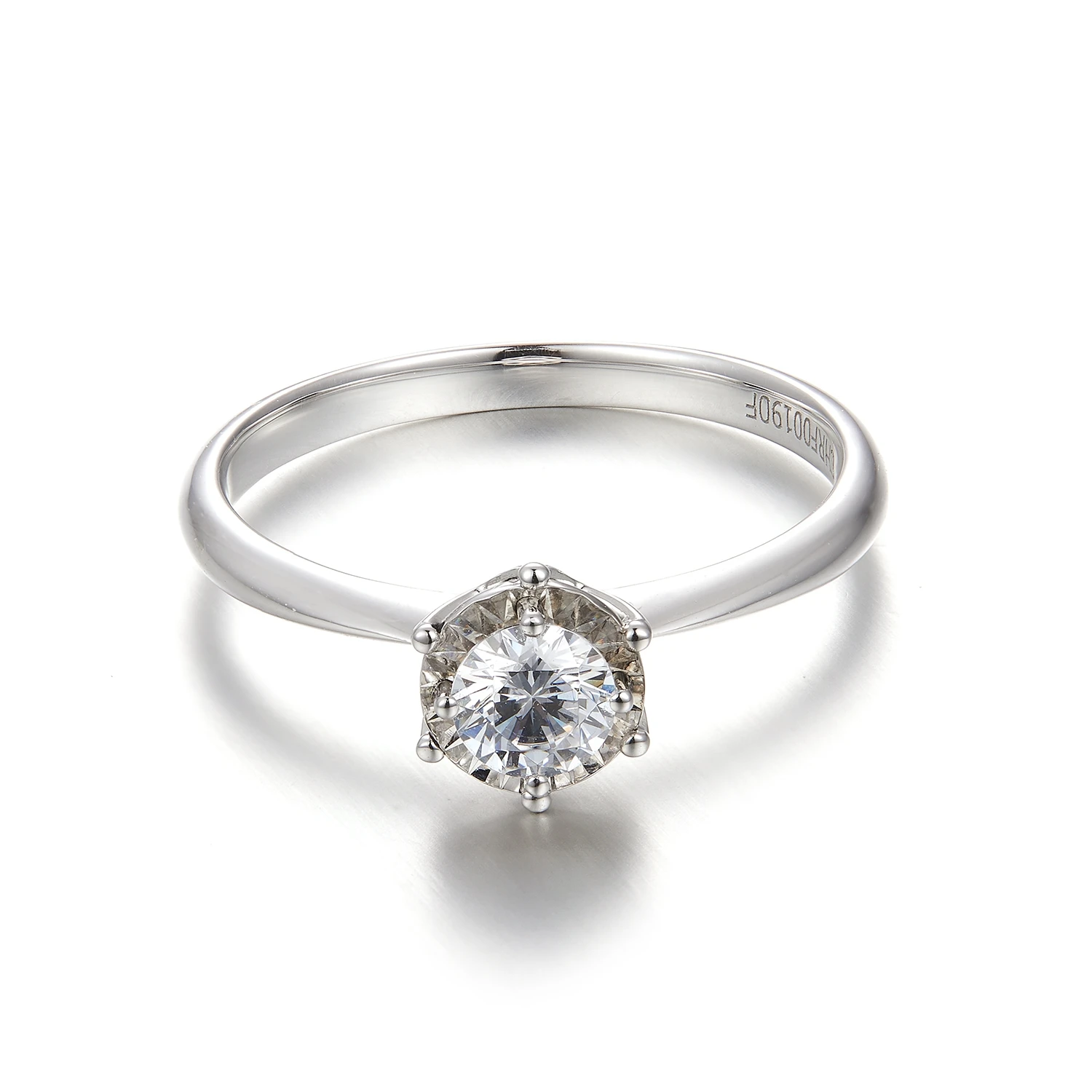 Best selling wedding rings around the world Classic engagement ring customization Real gold and diamond forever collection ring