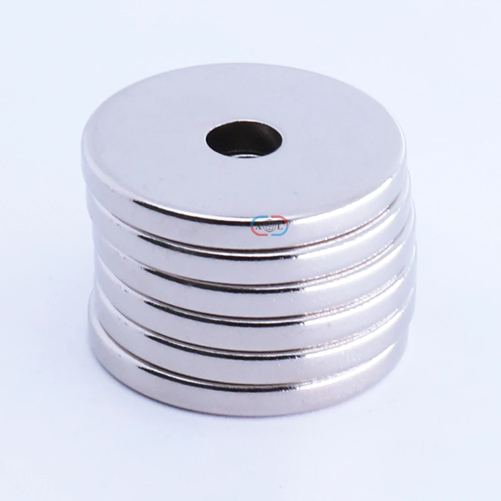 Xlmagnet hot sale crescent shape Internal Screw Thread n42 neodymium ring Magnet for magnet ma