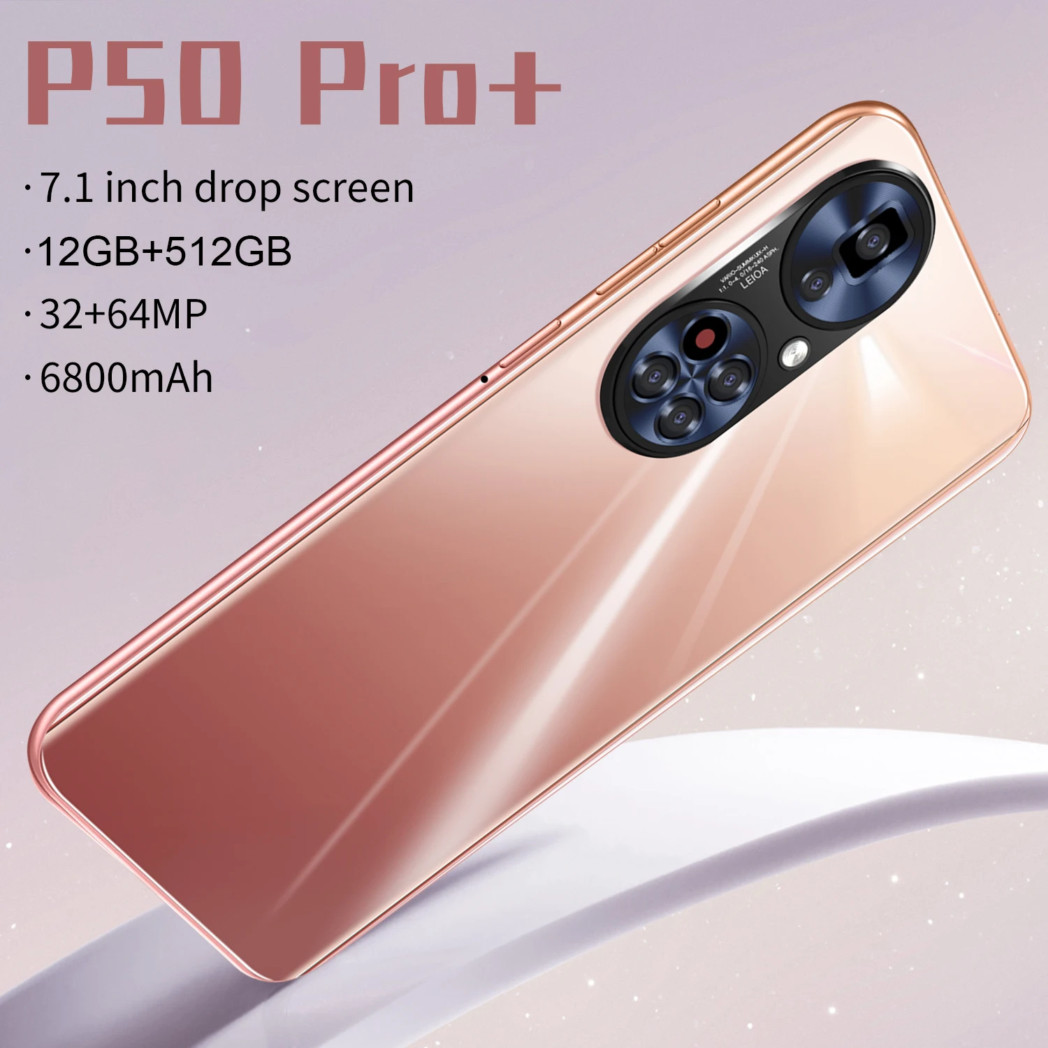 Hot Sale Mobile Phone P50 Pro + 12Gb+512Gb 7.1 inches