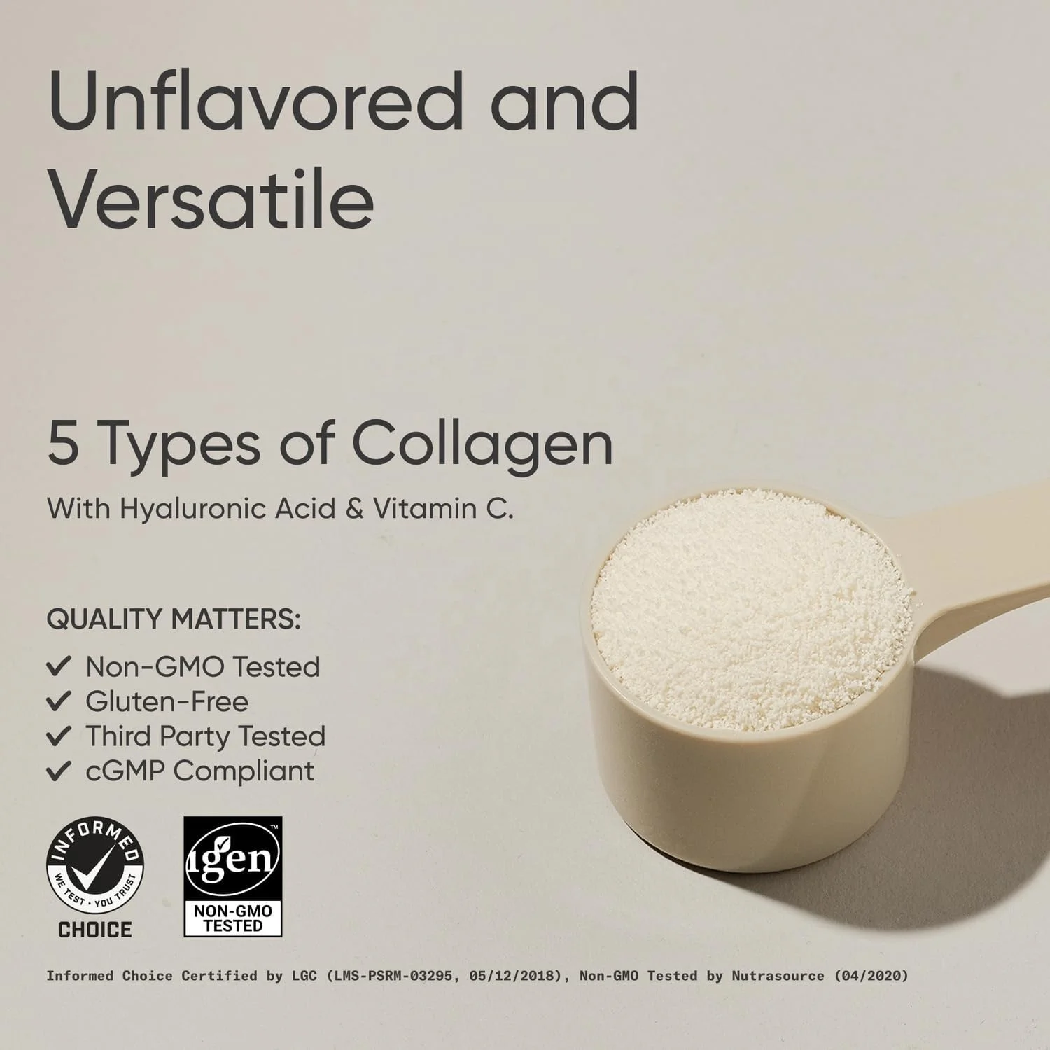 Private Label Collagen Peptides Powder Drinks Types 1 and 3 For Skin Hair and Nails Hydrolyzed Collagen Supplement