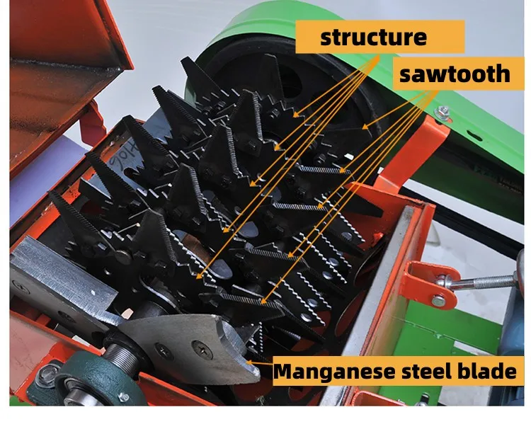 Diesel Engine Silage Cutter Manual Electric Petrol  Corn Straw Grass Chaff Cutter for Agriculture
