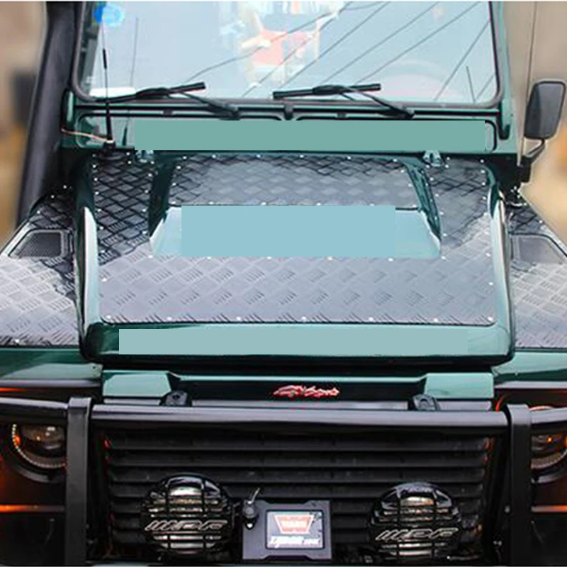 Hood Fender Guard board cover Aluminum Alloy Fit For land rover defender  90 110