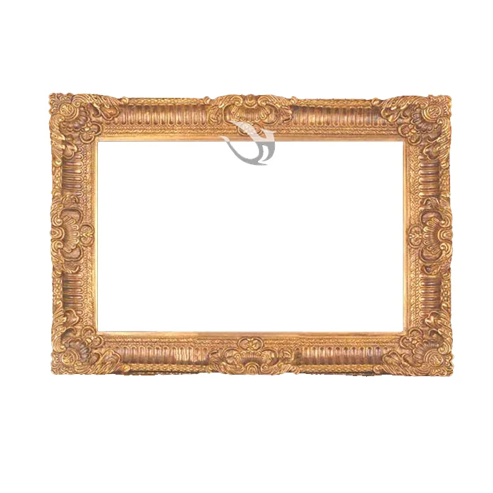 Vintage Large Size Oil Painting Frame European Style Rectangle Wedding Photo Frame