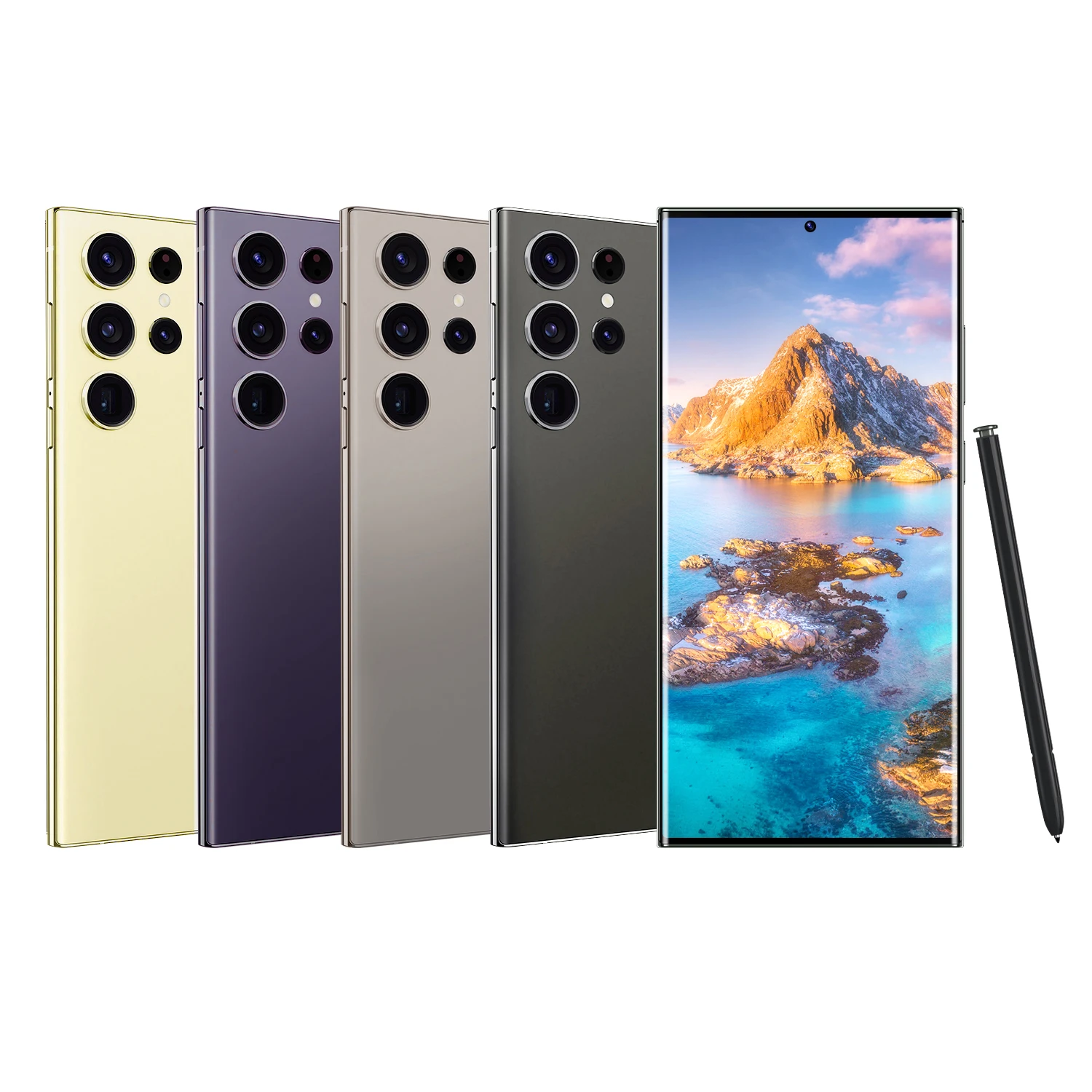 Original 5G Smartphone Samsung Galaxy S24 Ultra 6.8 inch 12GB+512GB Smartphone Android 13 FOR Brand New Clone S24 Ultra