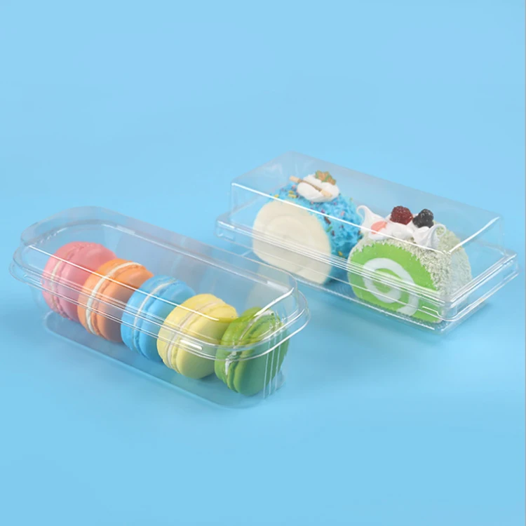
Popular Customized Clear Plastic Trays Bops Plastic Clamshell Macaron Blister Packaging Tray 