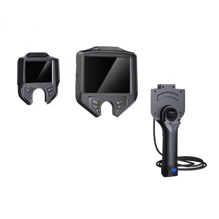 Flexible Industrial Endoscope with 3.5 Inch Display, 360 Degrees Joystick Articulation, 6mm Probe Lens, 5Mts Testing Cable