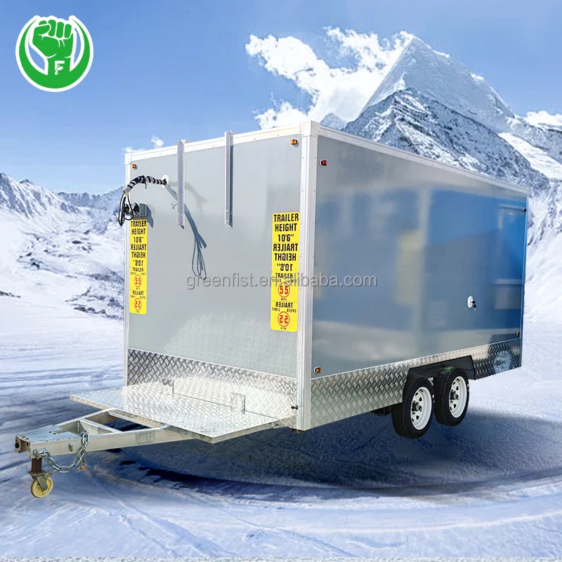 Street Food Truck Commercial Food Concession Trailer Small Ice Cream Cart With DOT CE Certificate
