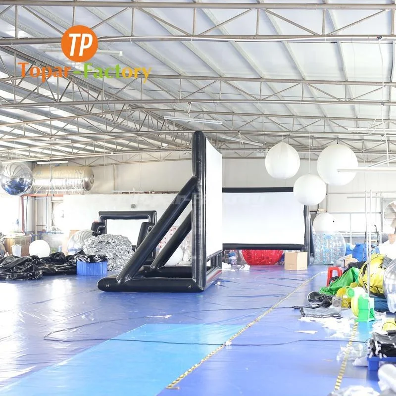 Topar-Inflatable Manufactory Large Green TV Cinema Inflatable Movie Screen Outdoor For Sale