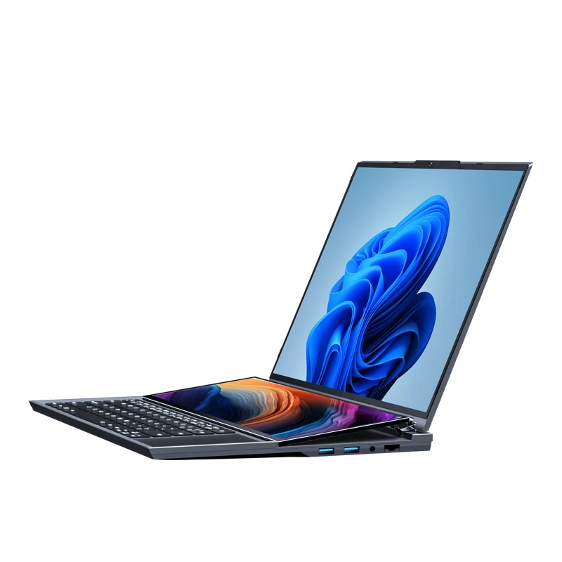 Новый Intel Core I9-10885H процессор 16 дюймов + 14 двойной сенсорный экран металлический ноутбук ОЗУ 32 ГБ SSD 1 ТБ бизнес Игровые ноутбуки