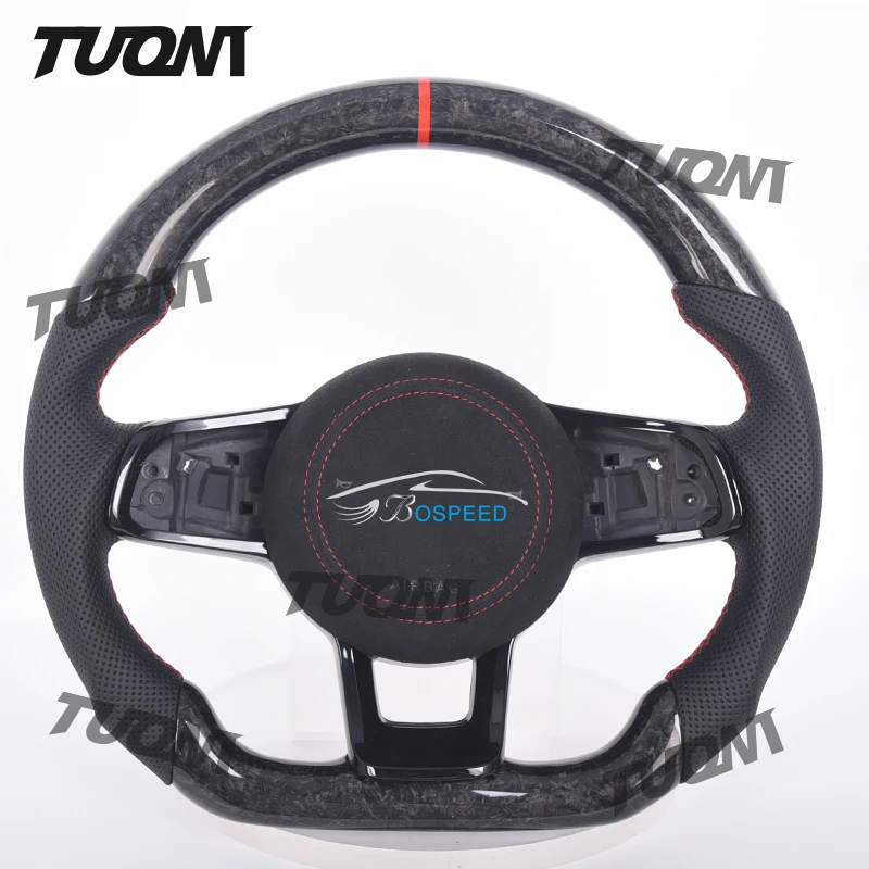 Custom Forged Carbon Fiber Steering Wheel For VW Volkswagen Polo GTI Golf7