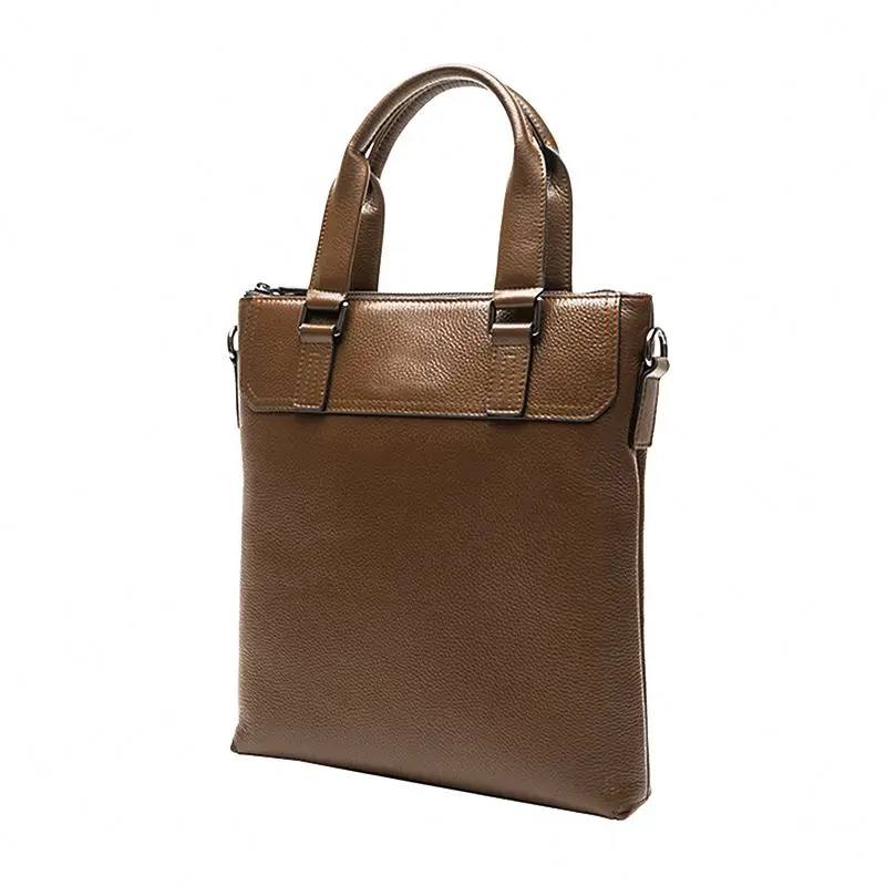 Factory Eco New Hot Mid-High Quality Genuine Real Leather Promotional Custom Men Crazy Horse Leather Briefcase